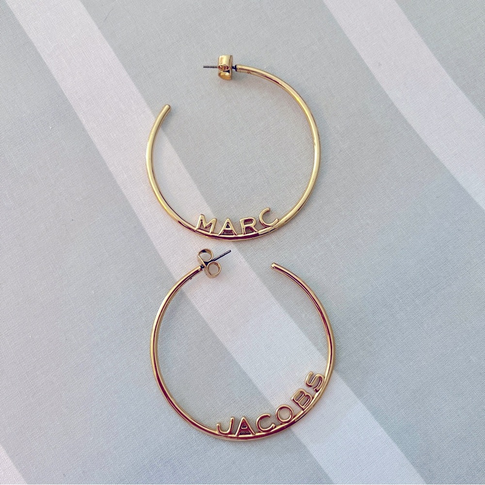 PRISTINE Marc Jacob Hoops 2 inches